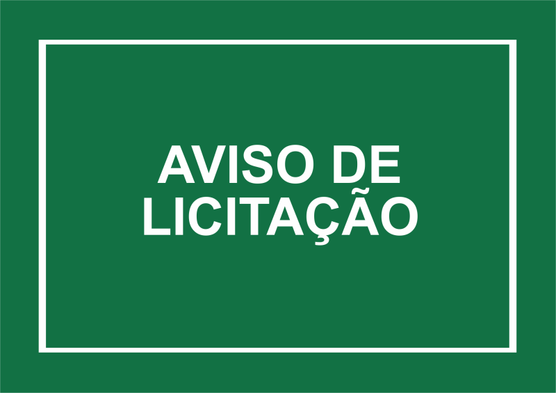AVISO DE LICITAÇÃO