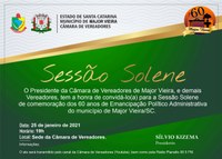 CONVITE PARA SESSÃO SOLENE