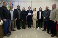 SESSÃO SOLENE DE ENTREGA DO TÍTULO DE CIDADÃO HONORÁRIO DE MAJOR VIEIRA, AO DEPUTADO FEDERAL VALDIR COBALCHINI